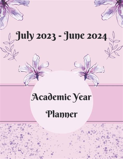 Buy Academic Year Planner 2023 2024 12 Months Yearly Planner Monthly