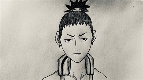 How To Draw Shikamaru From Naruto Easy Anime Drawing How To Draw