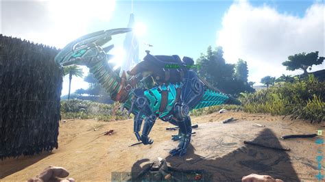 We got our first Tek dino 10 days into the game : r/ARK