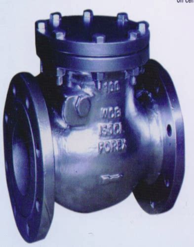 75 Bar Cast Steel Swing Check Valve Flanged Valve Size 100mm