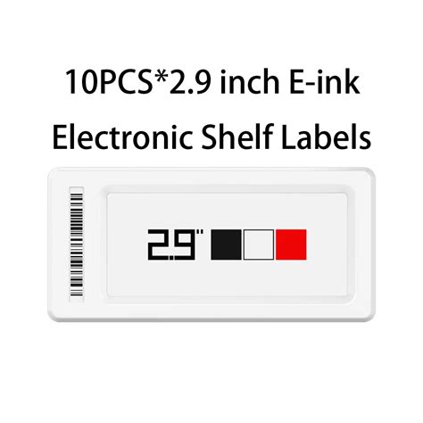 Pcs Yal Yalatech Inch Supermarket Electronic Shelf Label Esl