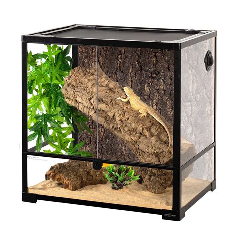 Buy REPTIZOO 45 Gallon All Glass Reptile Terrarium 24" x 18" x 24 ...