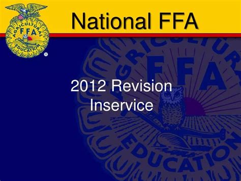 Ppt National Ffa Powerpoint Presentation Free Download Id1776765