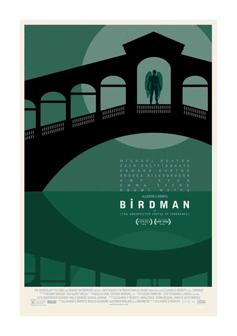 Cartel de la película Birdman o la inesperada virtud de la ignorancia