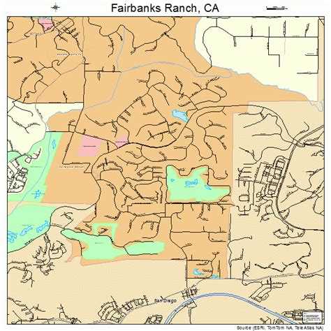 Fairbanks Ranch California Street Map 0623150