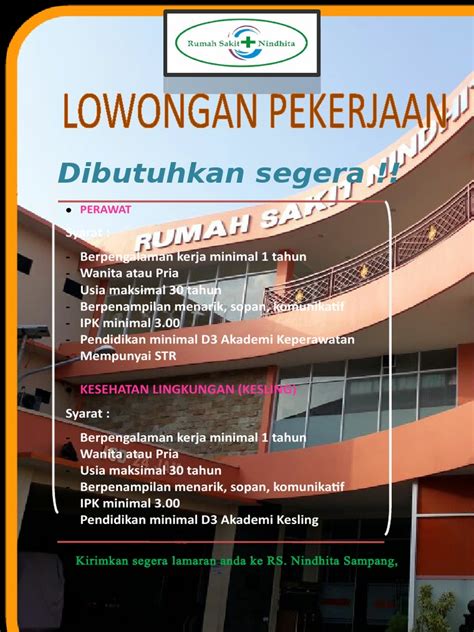 Contoh Brosur Lowongan Kerja Menarik Brosur Dan Spanduk Images And