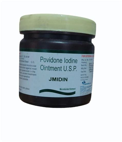 Povidone Iodine Ointment In Pune पोविडोने आयोडीन ऑइंटमेंट यू एस पी