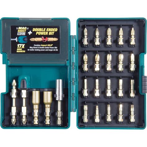 Makita Impact Gold Steel Driver Bit Set 26 Piece B 46919 The Home Depot