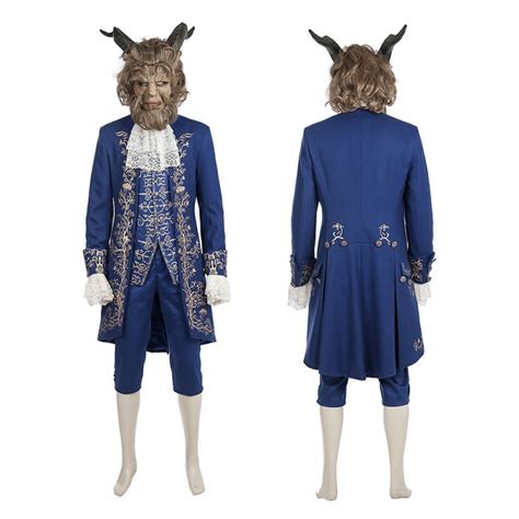 2017 Beauty and the Beast Cosplay Costume Beast Prince Costume Deluxe Suit - hotcosplay.biz