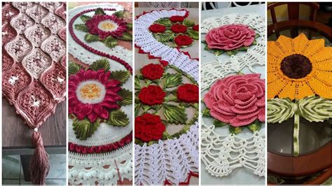 Mind Blowing And Attractive Crochet Table Runner Patterns YouTube