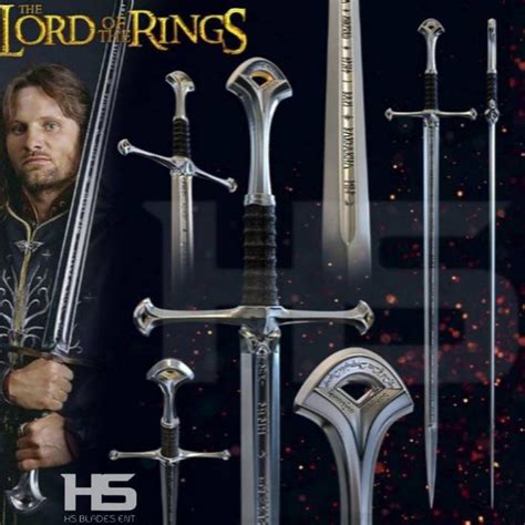 45" Anduril Narsil Sword of King Aragorn from Lord of The Rings – HS Blades Enterprise