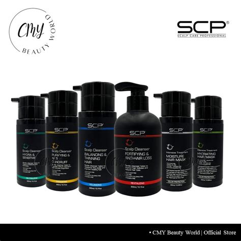 Scp Scalp Cleanser Hair Loss Dandruff Thinning Sensitive Scalp Shampoo Intensive Mask