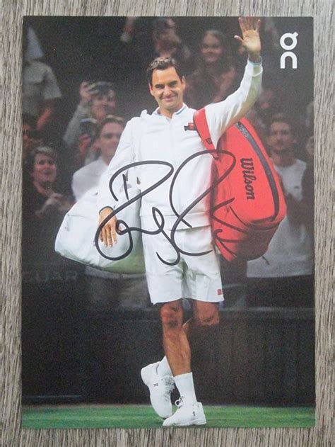 Autogrammkarte Roger Federer Originalunterschrift Kaufen Auf Ricardo