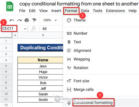 How To Copy Conditional Formatting From One Sheet To Another In Google