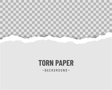 Premium Vector Ripped Paper Horizontal With Soft Shadow