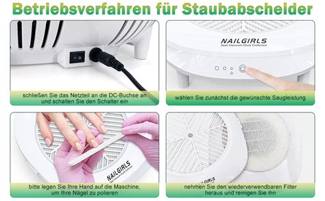 Nageldesign Staubabsaugung Mit Filternailgirls Staubabsaugung F R