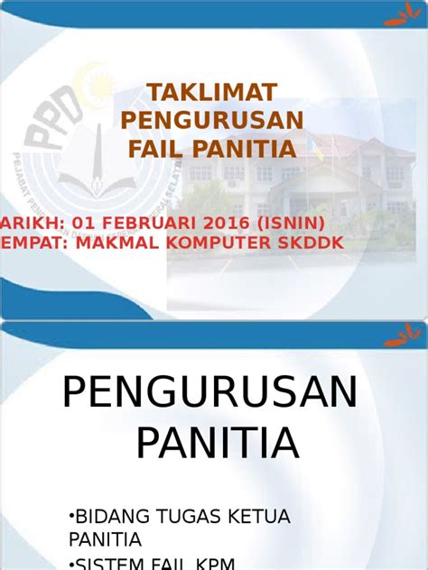 Pdf Pengurusan Panitia Dokumen Tips