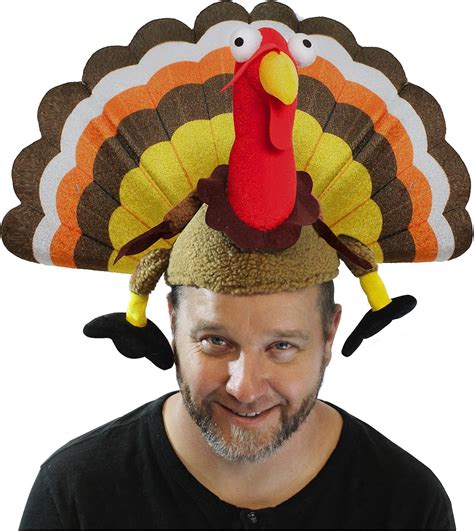 Spooktacular 2 Pack Thanksgiving Turkey Hats Silly Turkey Cap For Thanksgiving Night