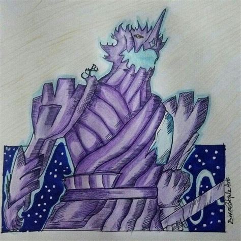 Pencil Sasuke Susanoo Drawing