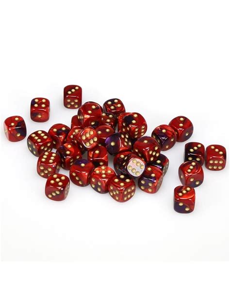 Chessex Gemini 12mm D6 Dice Block 36 Dice