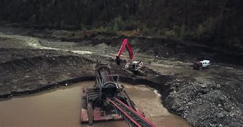 Get A Unique Perspective On Placer Mining In The Yukon Aerial View Of