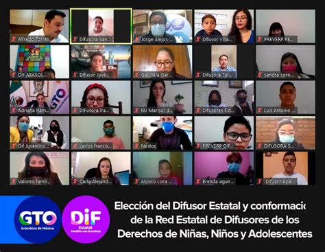 Dif Estatal Integra La Red Estatal De Difusores De Los Derechos De Las Niñas Niños Y