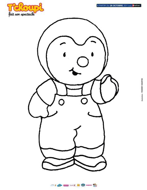 Coloriage Tchoupi Tchoupi Fait Son Spectacle Coloriage Tchoupi