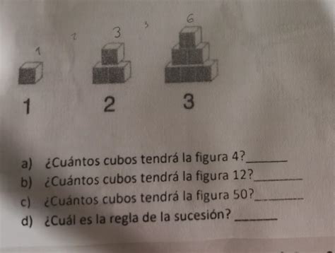 Encuentra La Expresi N Algebraica De La Siguiente Sucesi N De Figuras