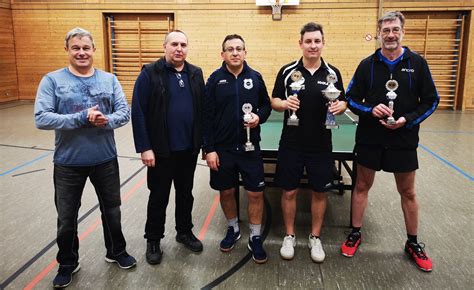 Vereinsmeisterschaft Tischtennis SV Gablingen