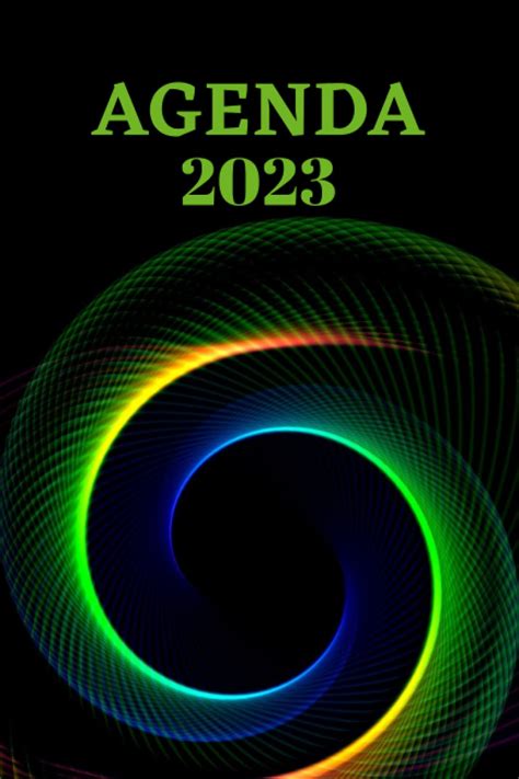 Buy Agenda 2023 Agenda Semainier d un an de janvier 2023 à décembre