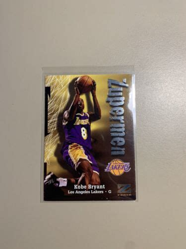 Kobe Bryant Skybox Z Force Zuperman Hof Ebay