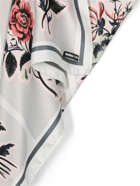 Bimba Y Lola Floral Print Square Scarf Farfetch