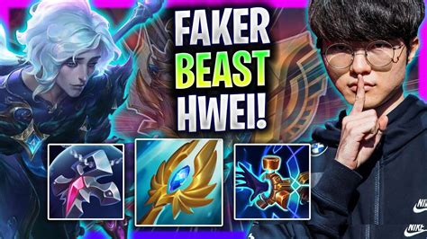 FAKER IS A BEAST WITH HWEI T1 Faker Plays Hwei Mid Vs Neeko