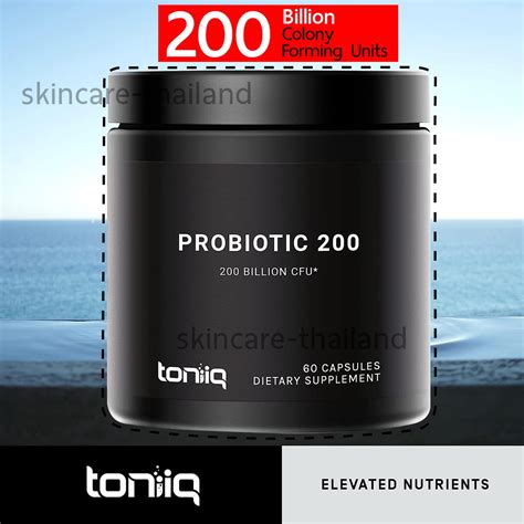 พร้อมส่งtoniiq 200 Billion Cfu Probiotic 60 Capsules Pre4u2 Thaipick