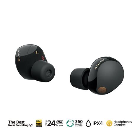 Ripley AUDÍFONOS SONY TRUE WIRELESS WF 1000XM5 NOISE CANCELLING NEGRO