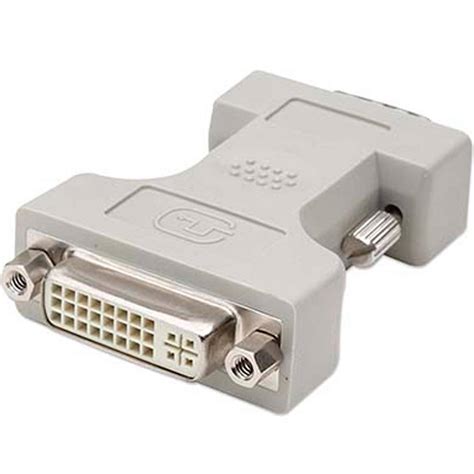 Conector Adaptador VGA MACHO A DVI HEMBRA