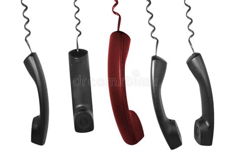 Phone Receivers Stock Image Image Of Copy Cable Discuss 23236587