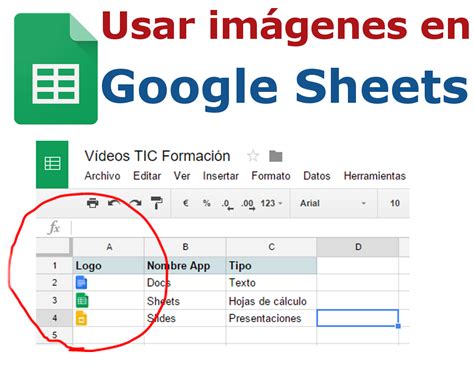 C Mo Usar Im Genes En Las Hojas De C Lculo De Google