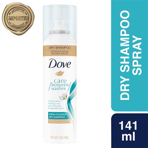 Buy Dove Fresh Coconut Dry Shampoo For Oily Scalp And Dull Hair 141 Ml Online At Best Price Dry