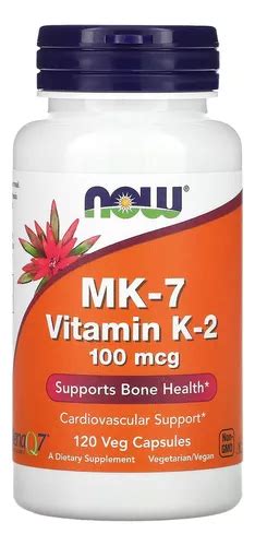 Vitamina K Mk Mcg Now Foods C Psulas Frete Gr Tis