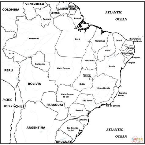 Desenhos Para Colorir Mapa Do Brasil Images And Photos Finder