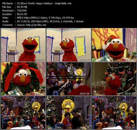 Elmos World Happy Holidays Jingle Bells Vob File