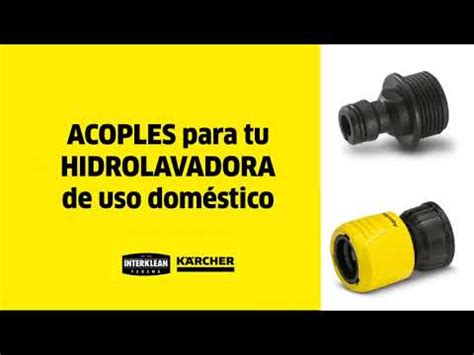 Acoples Para Tu Hidrolavadora Dom Stica K Rcher Youtube