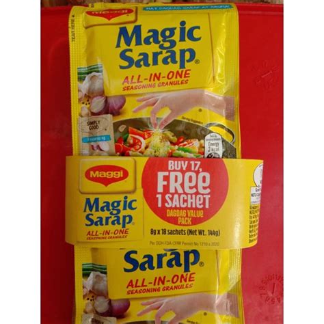 Maggi Magic Sarap All In One Seasoning Granules 17 1 8g X 18 Sachet