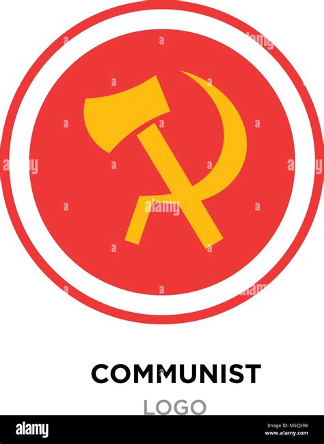 Logo Communiste Le Communisme De L Urss Avec L Ic Ne Marteau Et La