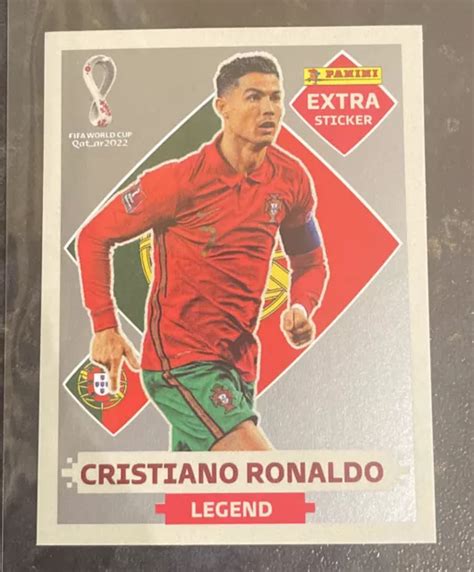 Cristiano Ronaldo Panini Qatar World Cup Extra Sticker Legend