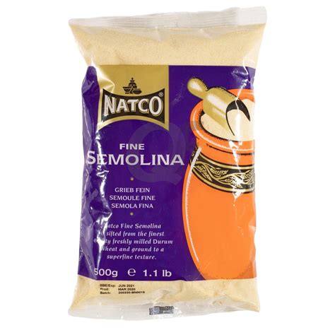 Natco Fine Semolina 500g