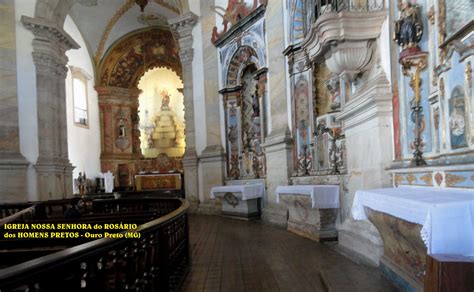 OURO PRETO MG Igreja Nossa Senhora do Rosário Parte II O interior