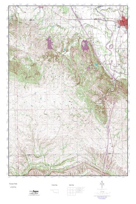 MyTopo Turner Falls, Oklahoma USGS Quad Topo Map