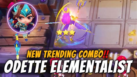 New Trending Combo Odette Elementalist With Commander Zilong MAGIC